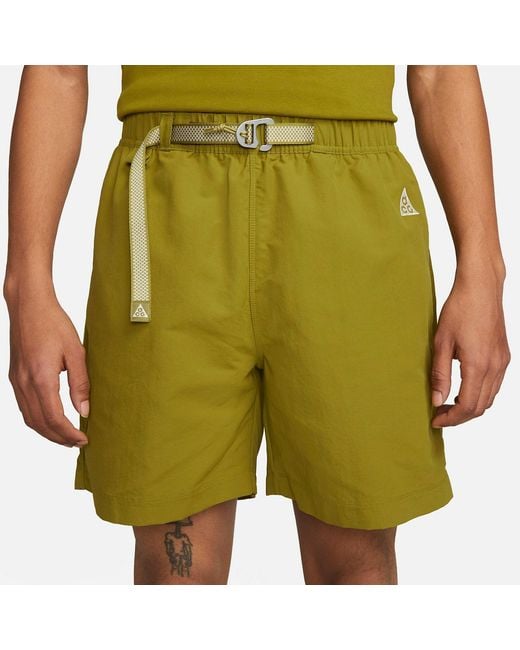 Nike Green Acg Trail Short 'Moss Light Orewood' for men