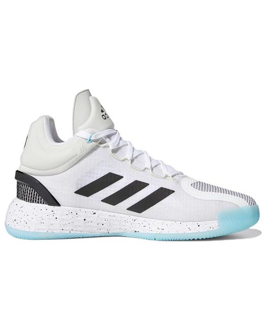 Adidas White D Rose 11 for men