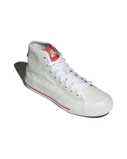 Adidas White Nizza Hi Rf for men