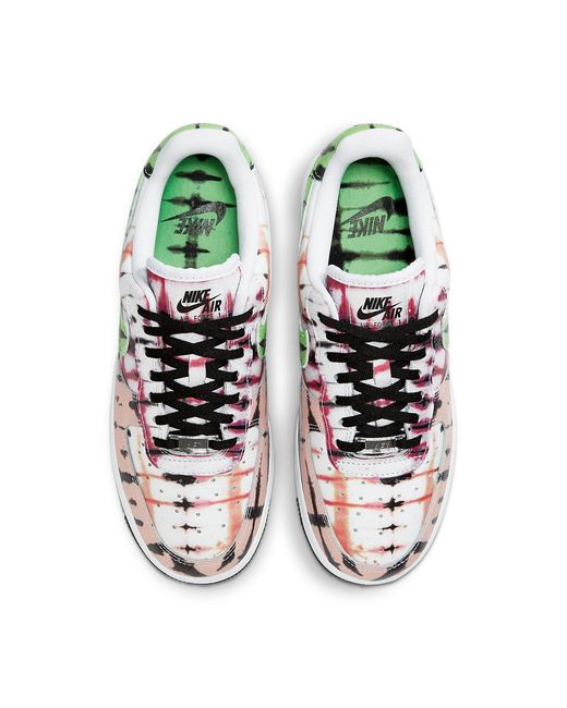 Nike White (Wmns) Air Force 1 Tie Dye'