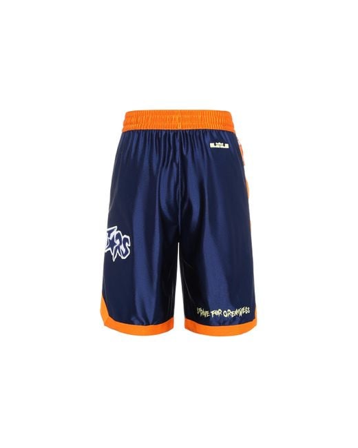 Nike Blue Ss20 Lebron X Monstars Crossover Dna Shorts for men