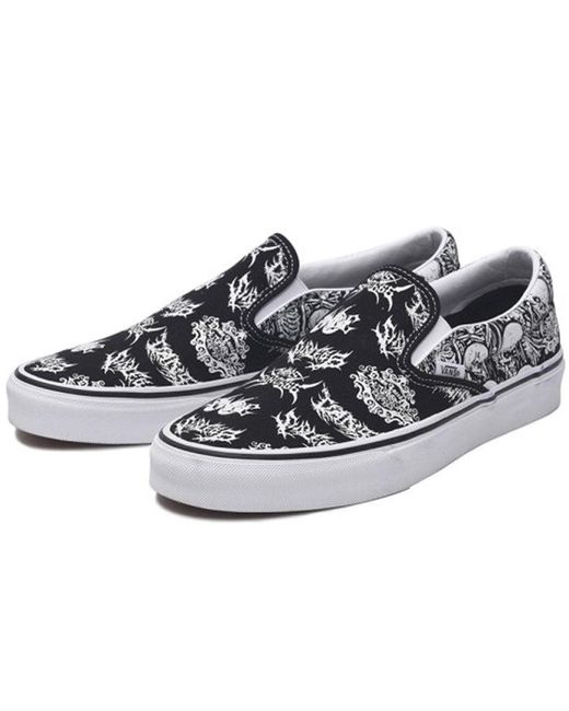 Vans Blue Slip-On 'Forgotten Bones' for men