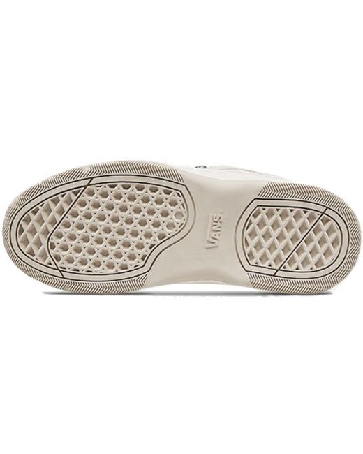 Vans White Brux Wc Cozy Thick Sole Low Tops Casual Shoe for men