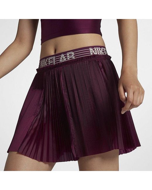 Nike Red (Wmns) Lab Tennis Pleated Skirt 2In