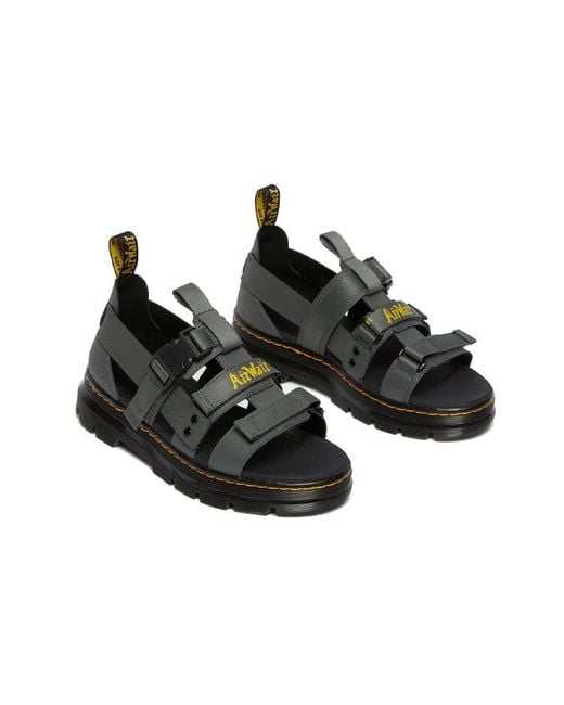 Dr. Martens Black Webbing Sandals