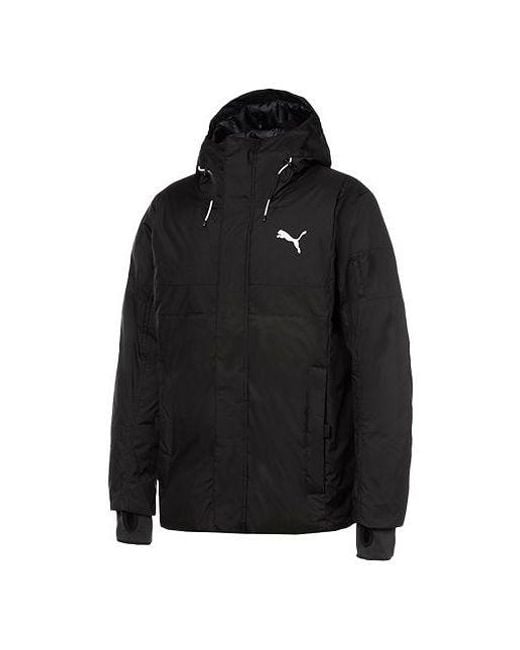PUMA Black Protective Down Jacket for men