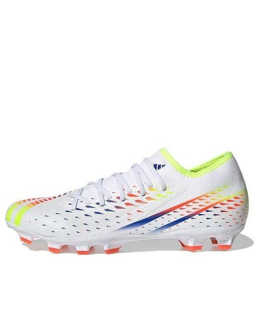 Adidas White Predator Edge.3 Hg Ag for men