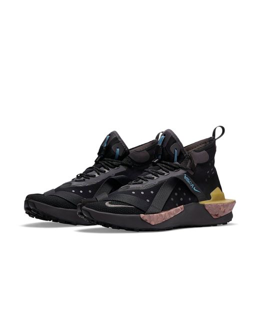 Nike Black Ispa Drifter Split 'Iron' for men