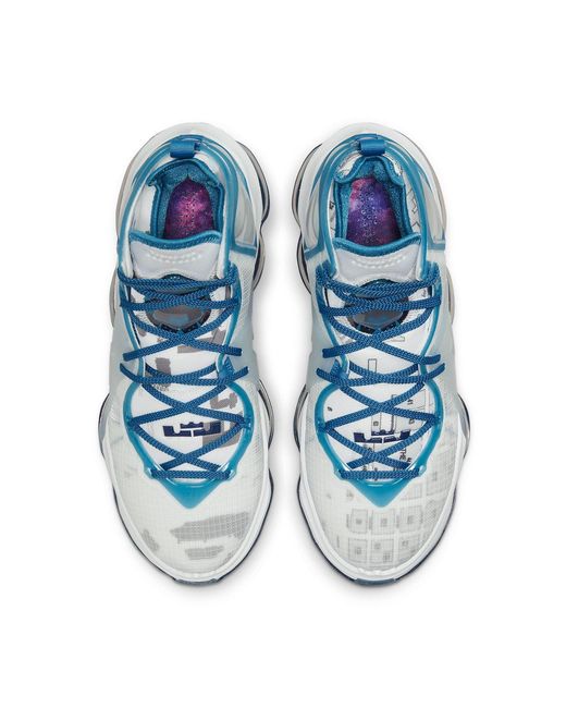 Nike Blue Space Jam X Lebron 19 'Sweatsuit' for men