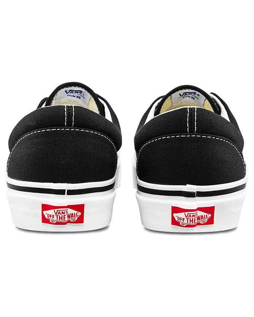 Vans Black Style 95 Retro Low Tops Skateboarding Shoes for men