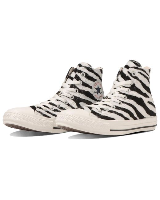 Converse Black All Star Zebrafur High Top for men