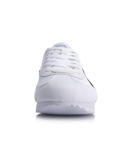 Li-ning White 3K Classic Retro Forrest Gump Athleisure Casual Sports Shoes for men