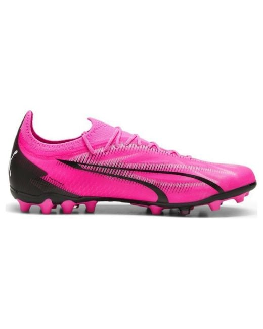 PUMA Pink Ultra Ultimate Mg Football Shoes for men