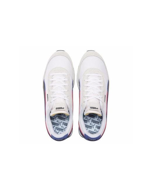 PUMA White Future Rider 'Double for men