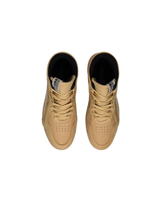 Li-ning Brown Superwave Mid Leather Tan' for men
