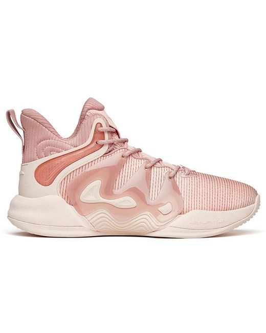 Anta Pink Klay Thompson 1.0 The Mountain Basketball Shoes for men