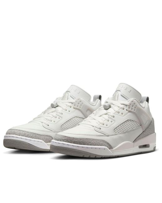 Nike White Spizike Low 'Summit Metallic' for men