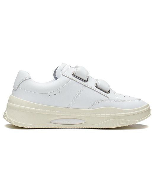 Li-ning White (Wmns) Casual Blank Sneakers