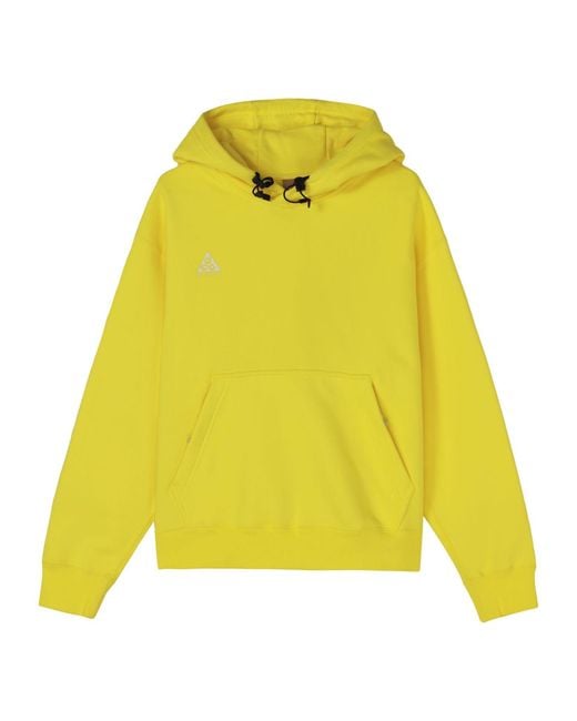 Nike Yellow Acg Fleece Stay Warm Pullover Sports Optical for men