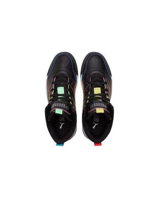 PUMA Black Backcourt Casual Shoes for men