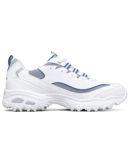 Skechers White D Lites 1.0 for men