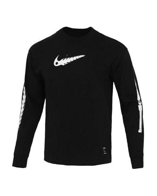 Nike Black Sportswear Sports Long Sleeves for men