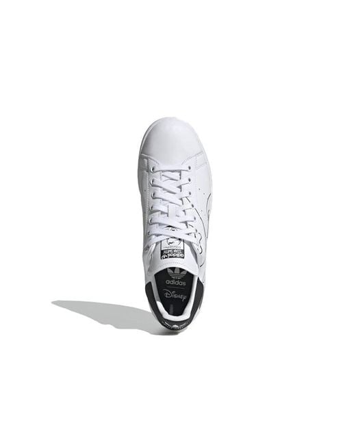 Adidas White Disney X Stan Smith & Mickey Mouse' for men