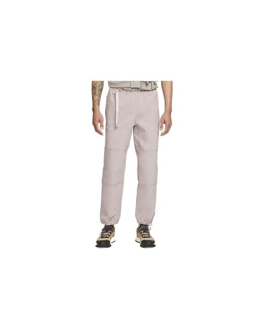 Nike Gray Acg Solid Color Belt Breathable Casual Long Pants/Trousers for men