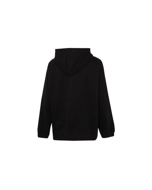 PUMA Black (Wmns) Classics Oversized Tr Embroidery Logo Hoodie