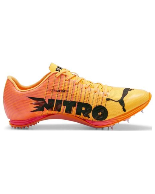 PUMA Orange Evospeed Tokyo Nitro Slipresistant Lowtop Running Shoe for men