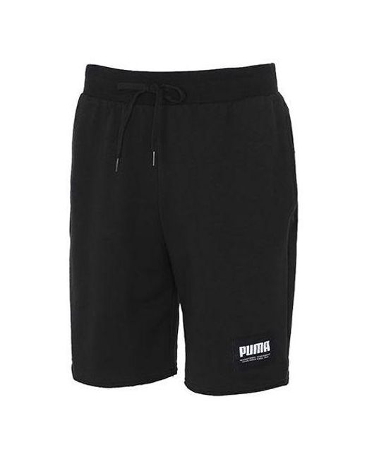 PUMA Black Essentials Jersey Shorts for men