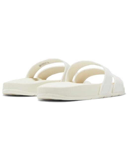 Reebok White Ds Comfort Slide Slippers