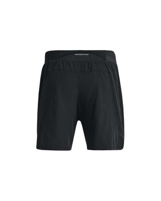 Under Armour Blue Launch Elite 7 Inch Shorts for men