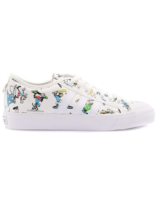Adidas White X Disney Nizza 'Sport Goofy Pack for men