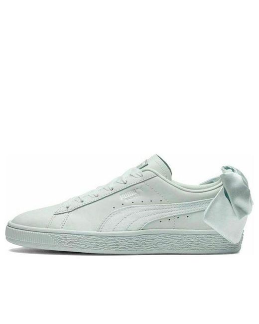 PUMA Blue (Wmns) Basket Bow 'Peppermint'