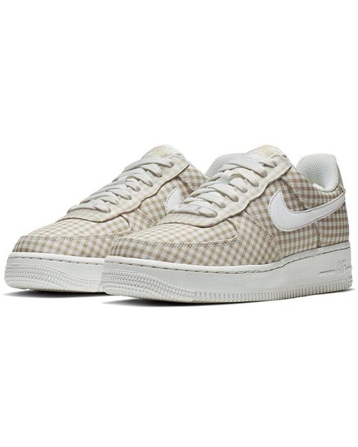 Nike White (Wmns) Air Force 1 Low Qs 'Gingham Pack
