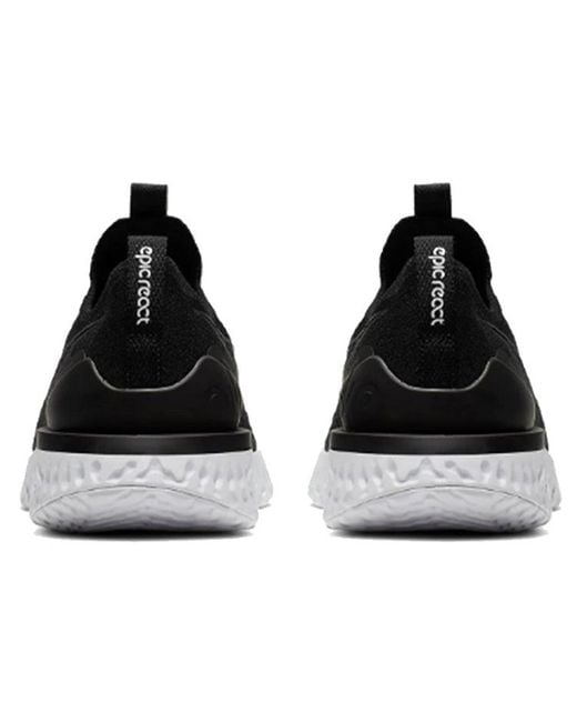 Nike Black Epic Phantom React Flyknit for men