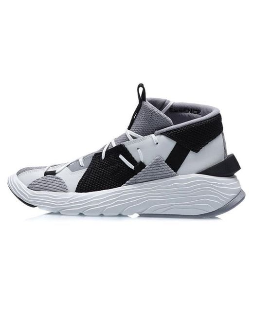 Li-ning Black Kung Fu Winterized Sports Shoes for men