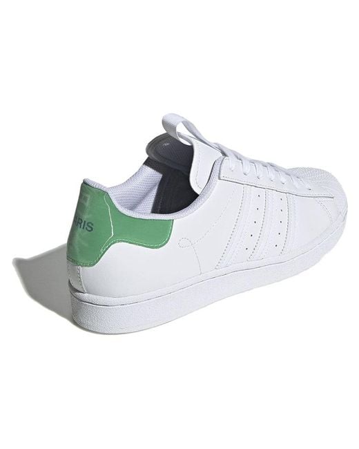 Adidas White Superstar 'Paris City Pack' for men