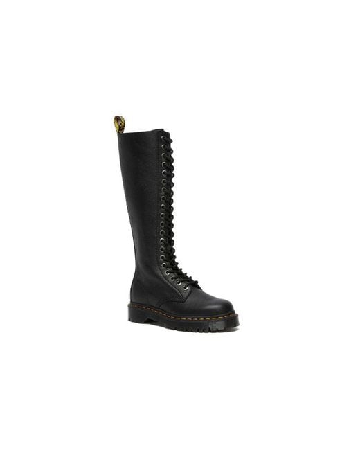Dr. Martens Black (Wmns) 1B60 Bex Pisa Leather Knee High Boots Pisa'