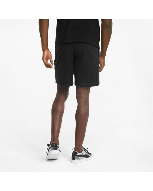 PUMA Black Essential Sweat Shorts for men