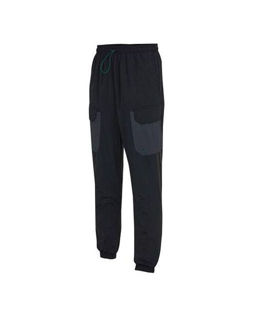 Adidas Black Fi Wv Bst Pt Big Pocket Bundle Feet Sports Pants/Trousers/Joggers for men