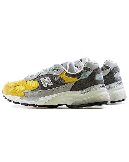 New Balance Yellow Amoeba Music X Nice Kicks X 992 Made for men