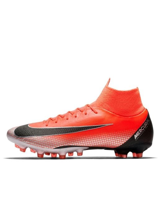 Nike Red Mercurial Superfly 6 Pro Cr7 Ag 'Bright Crimson' for men