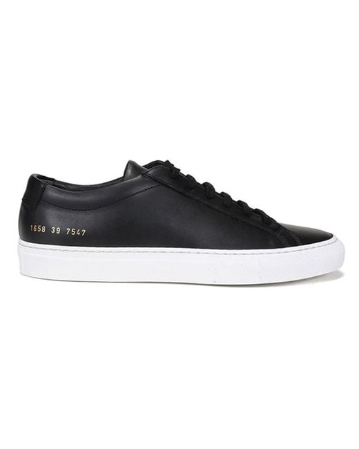 Common Projects Black Achilles Low for men