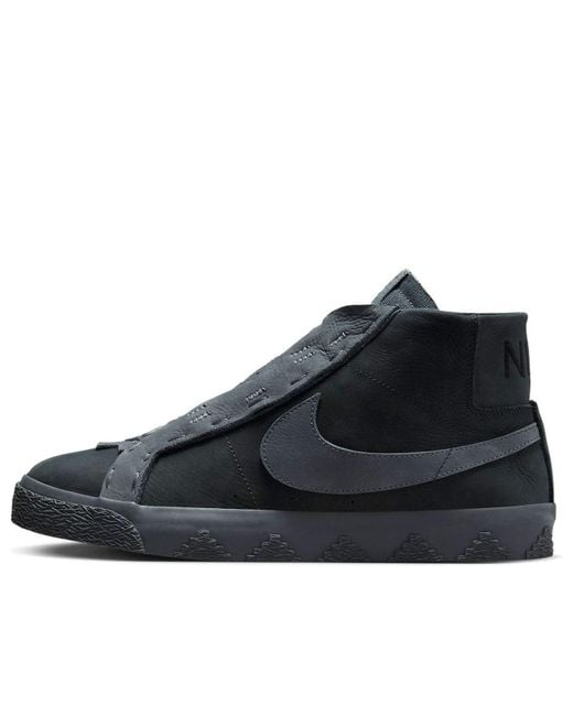 Nike Black X Di'Orr Greenwood Sb Blazer Mid 'Dark Smoke' for men