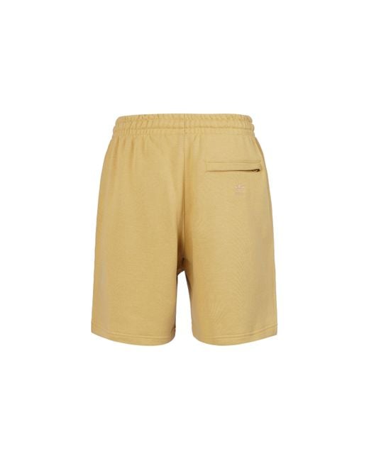 Adidas Originals X Pharrell Williams Crossover Casual Breathable Solid Color Sports Shorts Gold Yellow for men
