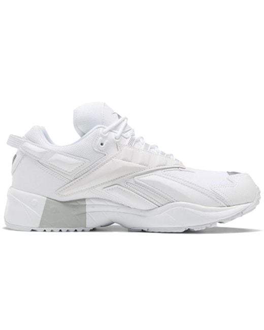 Reebok White Intv 96 Shock Absorption Cozy Classic Athleisure Casual Sports Shoe
