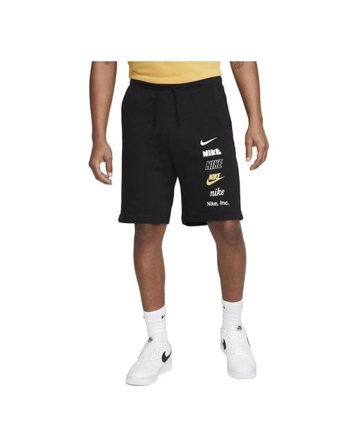Nike Black Club+ French Terry Shorts for men