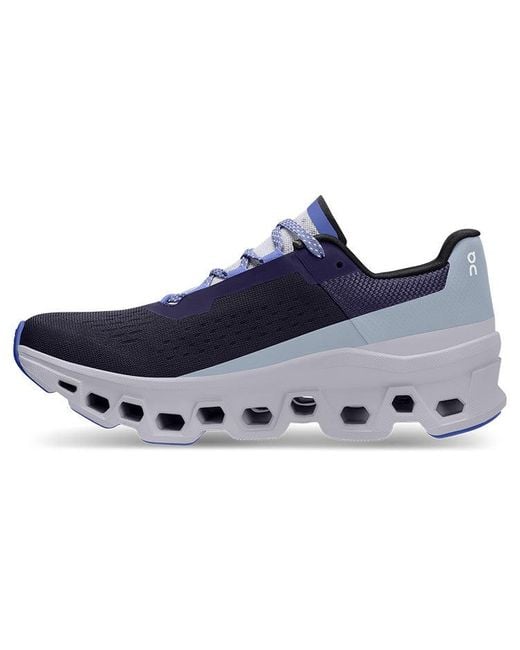 On Shoes Blue Cloudmonster